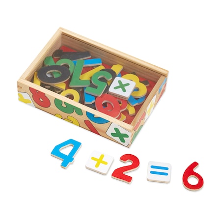 Melissa & Doug Magnetic Wooden Numbers 449